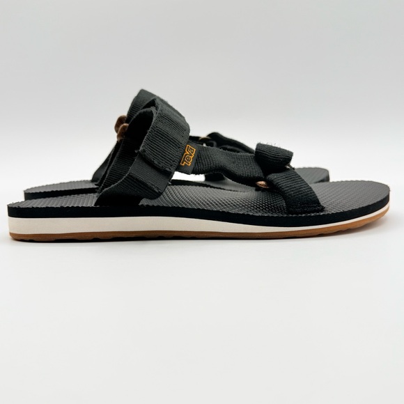 Teva Original Universal Black Basic Strap Sandals Womens Size 7 Strappy - Picture 4 of 13